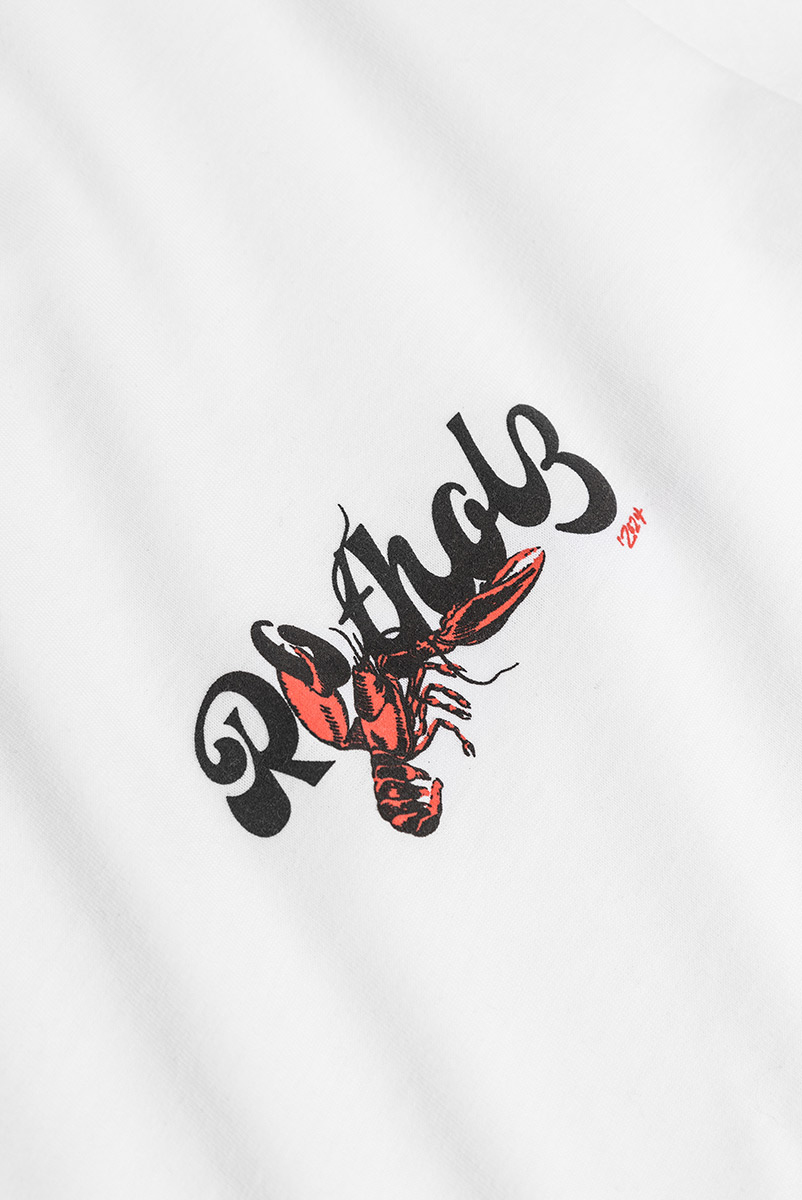ROTHOLZ Lobster Logo T-Shirt Unisex Rotholz_LobsterLogoT-ShirtOrganicCotton-ClassicWhite_03