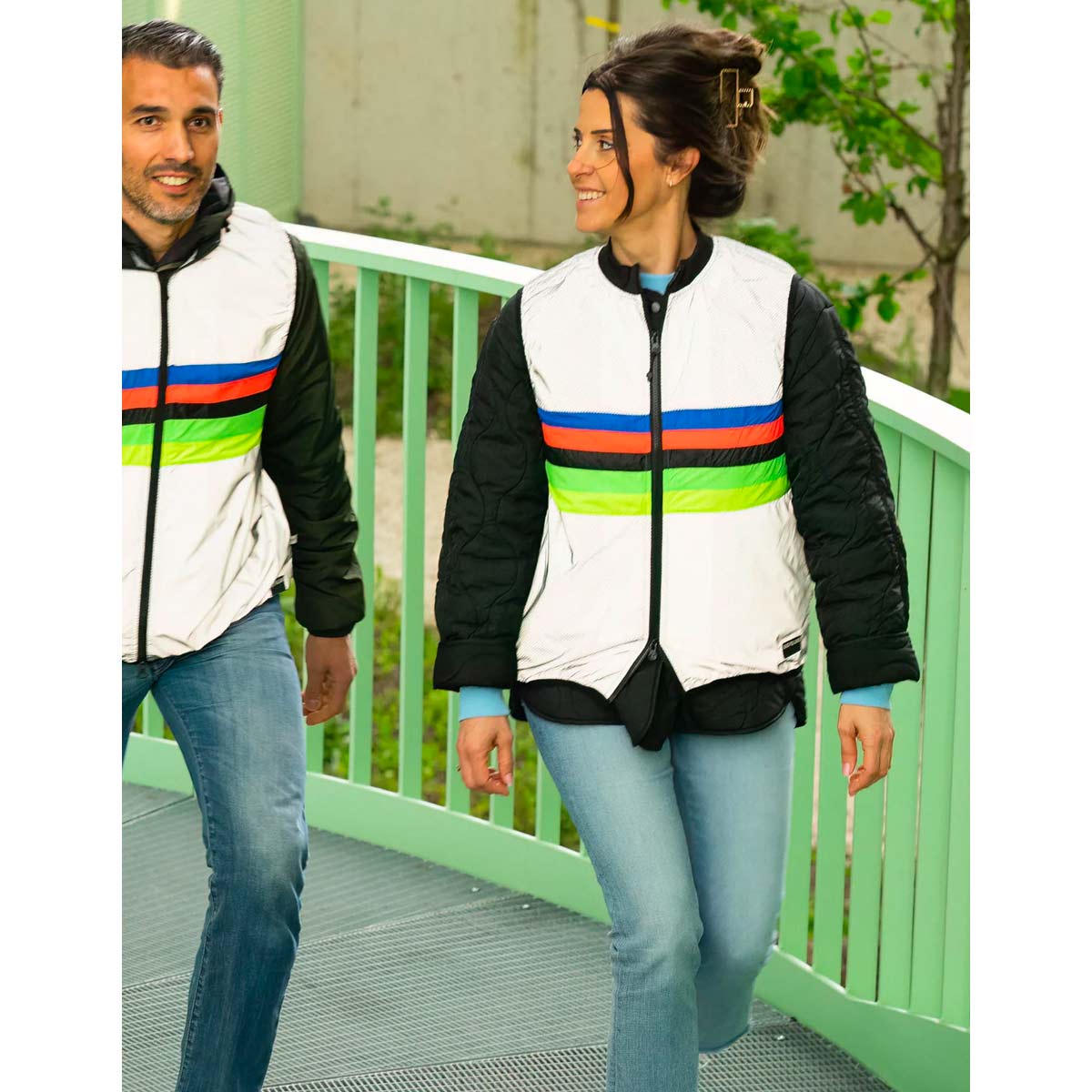 Gofluo Darkchamp Reflektierende Weste Unisex Gofluo_Darkchamp-Weste_grey-reflective_05