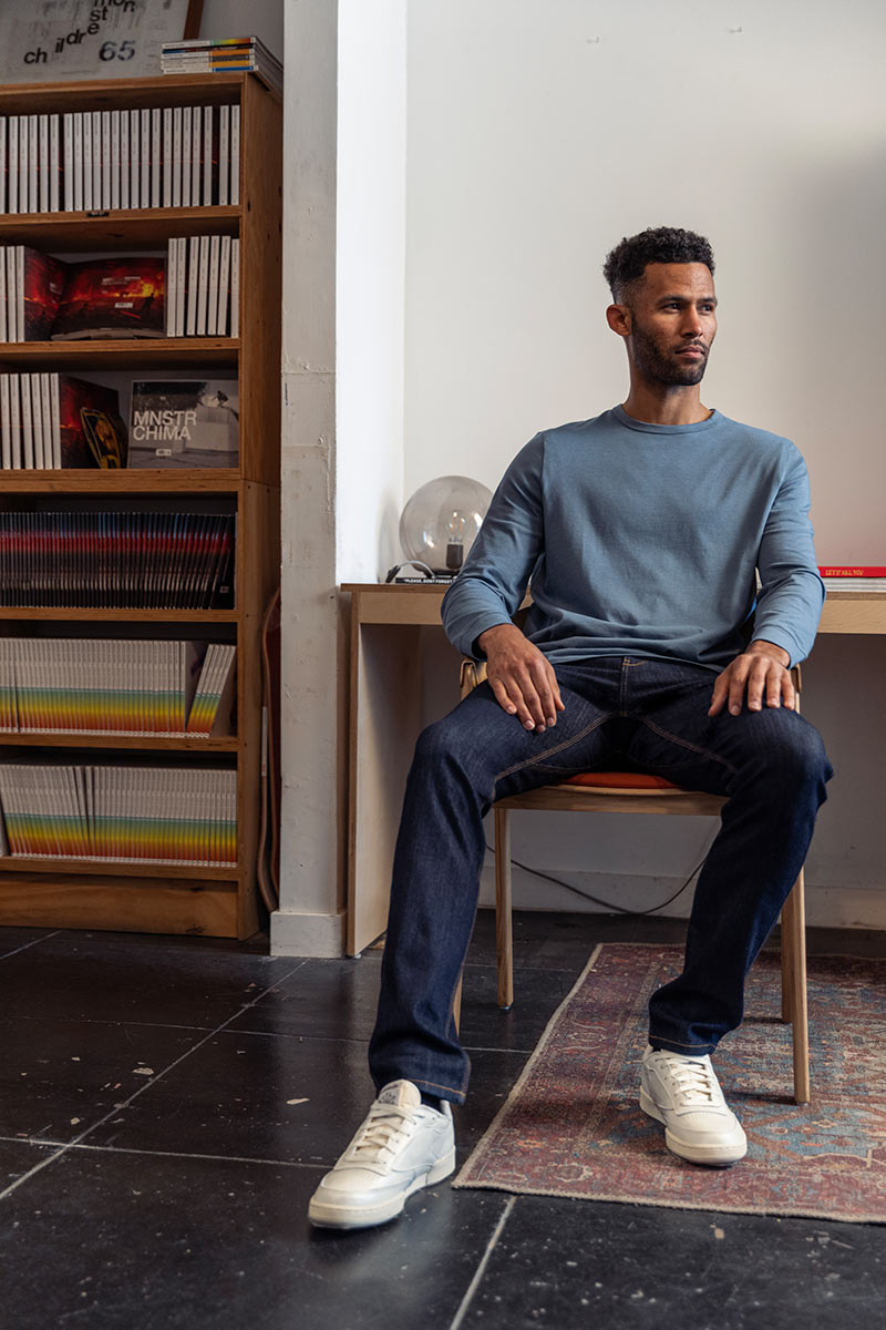 Performance Denim Slim Jeans Men DU-L2X01R-36-32-RI_Performance-Denim-Slim-Jeans-Men_Heritage-Rinse_05