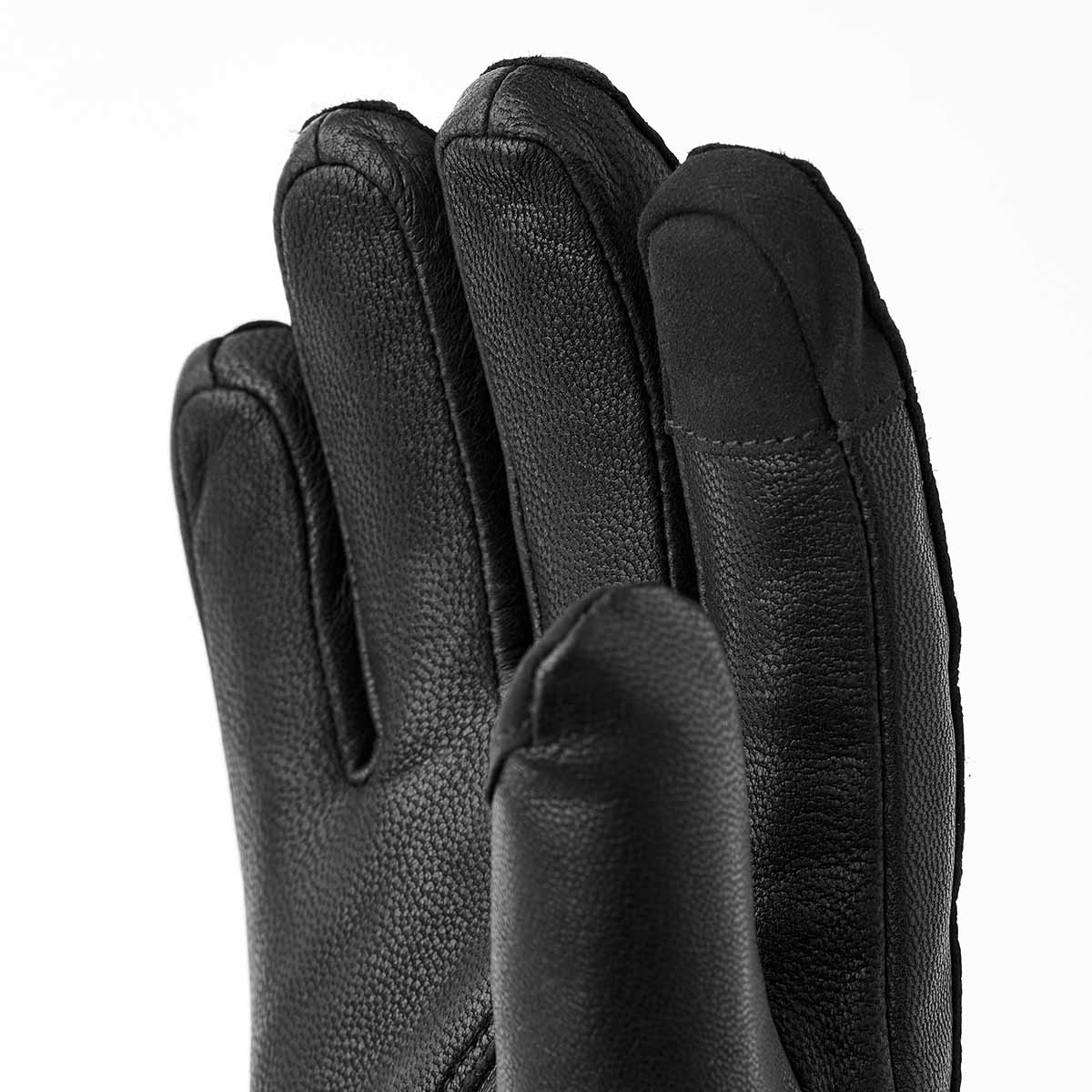 Hestra Alva Leder Handschuhe Damen Hestra-Alva-black-2