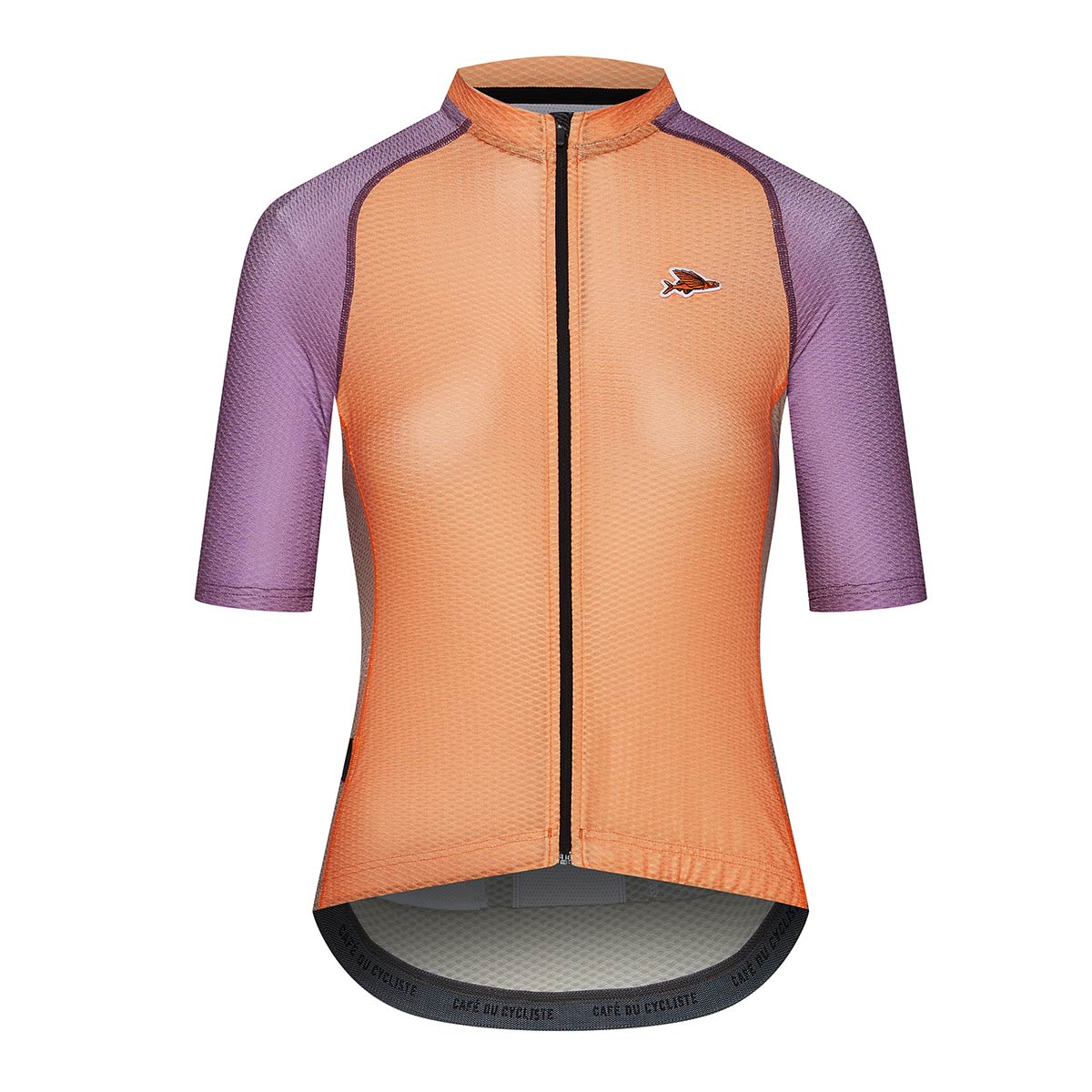 Café du Cycliste Annette Merino Radtrikot Damen Cafe-du-Cycliste-Women_Annette-Short-Sleeve-Jersey_Dutch-Coral-Glycin_01