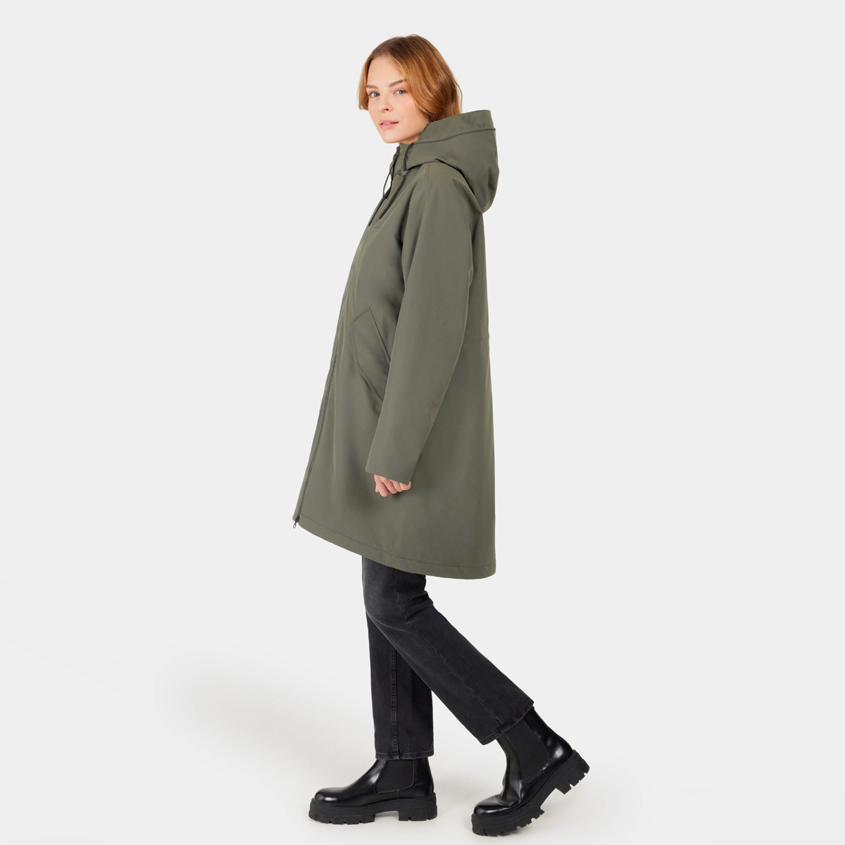 Didriksons FIA Parka Regenjacke Damen Didriksons_Fia-Parka_Women_Deep-Green_04