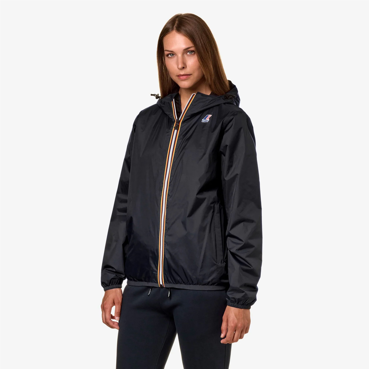 K-WAY Le Vrai 3.0 Claude Regenjacke Unisex K-Way_Le-Vrai-3.0-Claude-warm_jacket_blue-depth_05