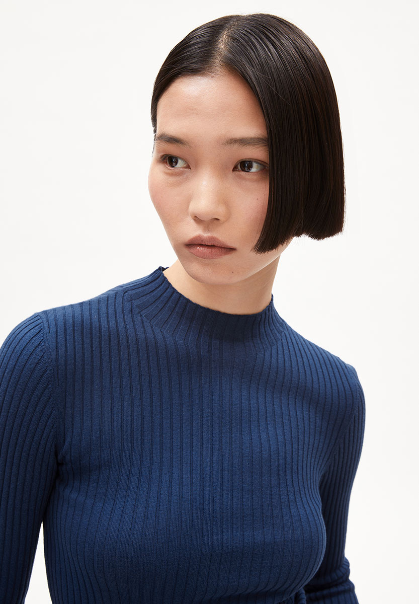 ARMEDANGELS Alaania uni Strickpullover Damen Armedangels_ALAANIA_faded-indigo_03RCCAZHVg1ClDp