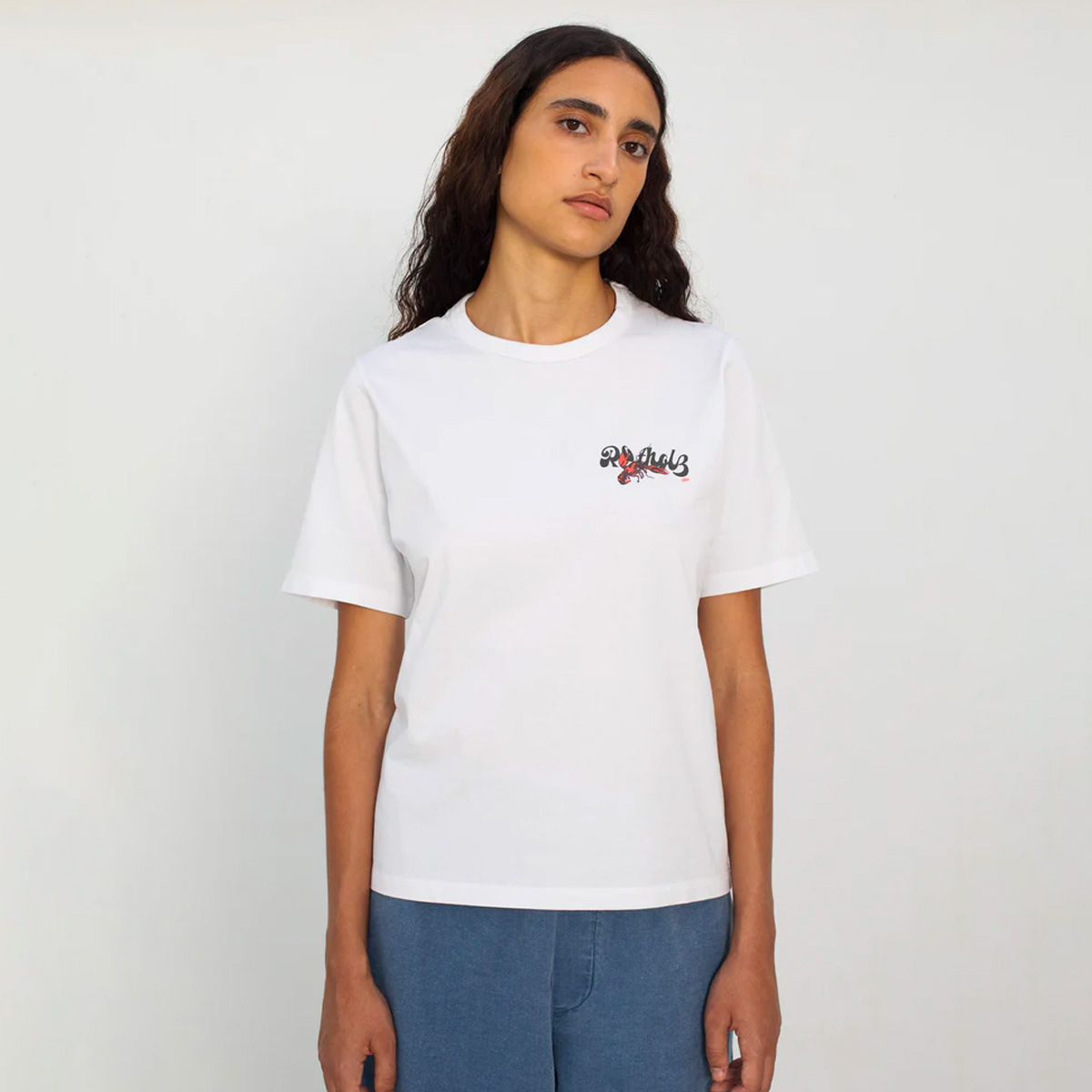 ROTHOLZ Lobster Logo T-Shirt Unisex Rotholz_LobsterLogoT-ShirtOrganicCotton-ClassicWhite_05