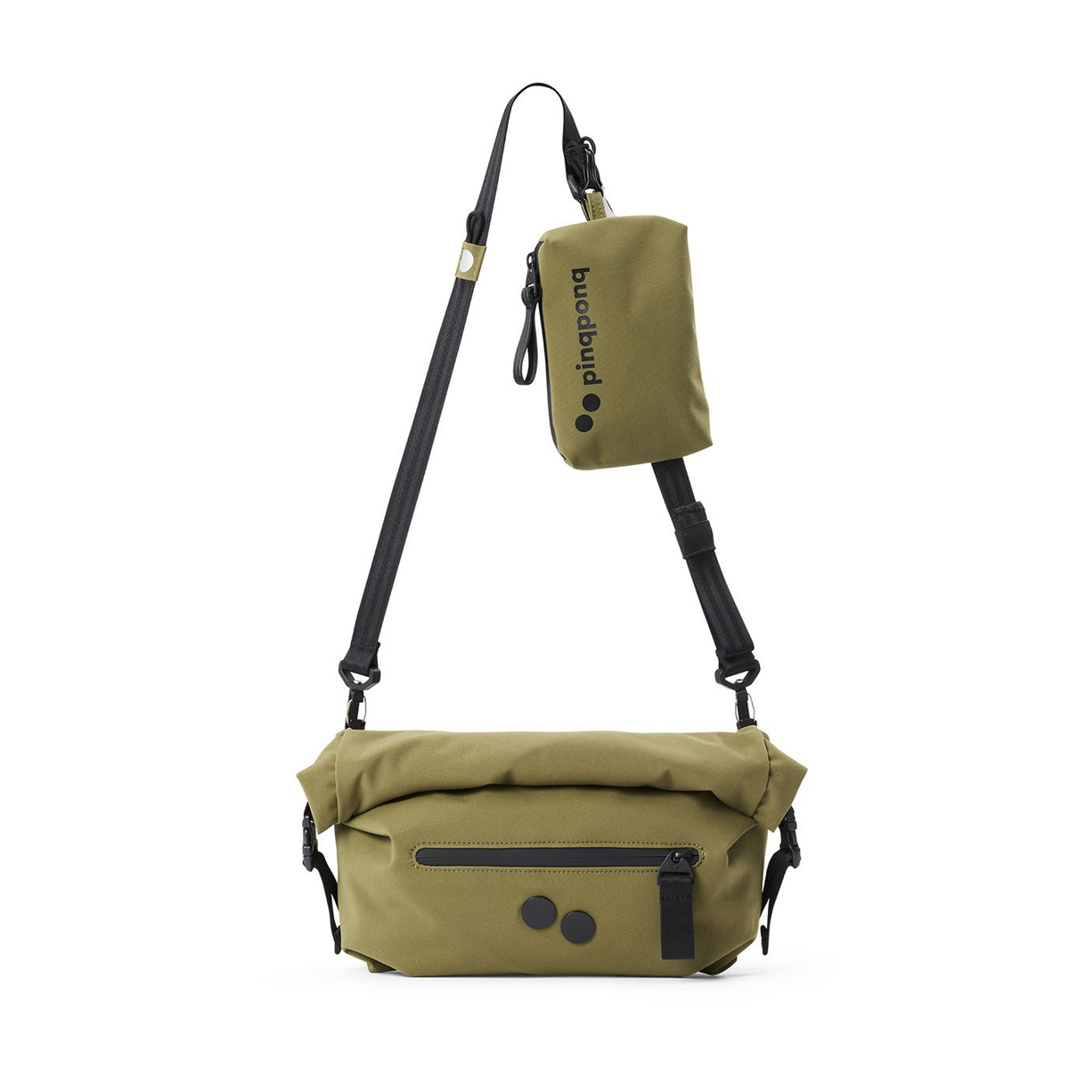 Pinqponq Aksel Fahrrad Umhängetasche pinqponq-PPC-AKS-001-70100-Aksel-Solid-Olive-1