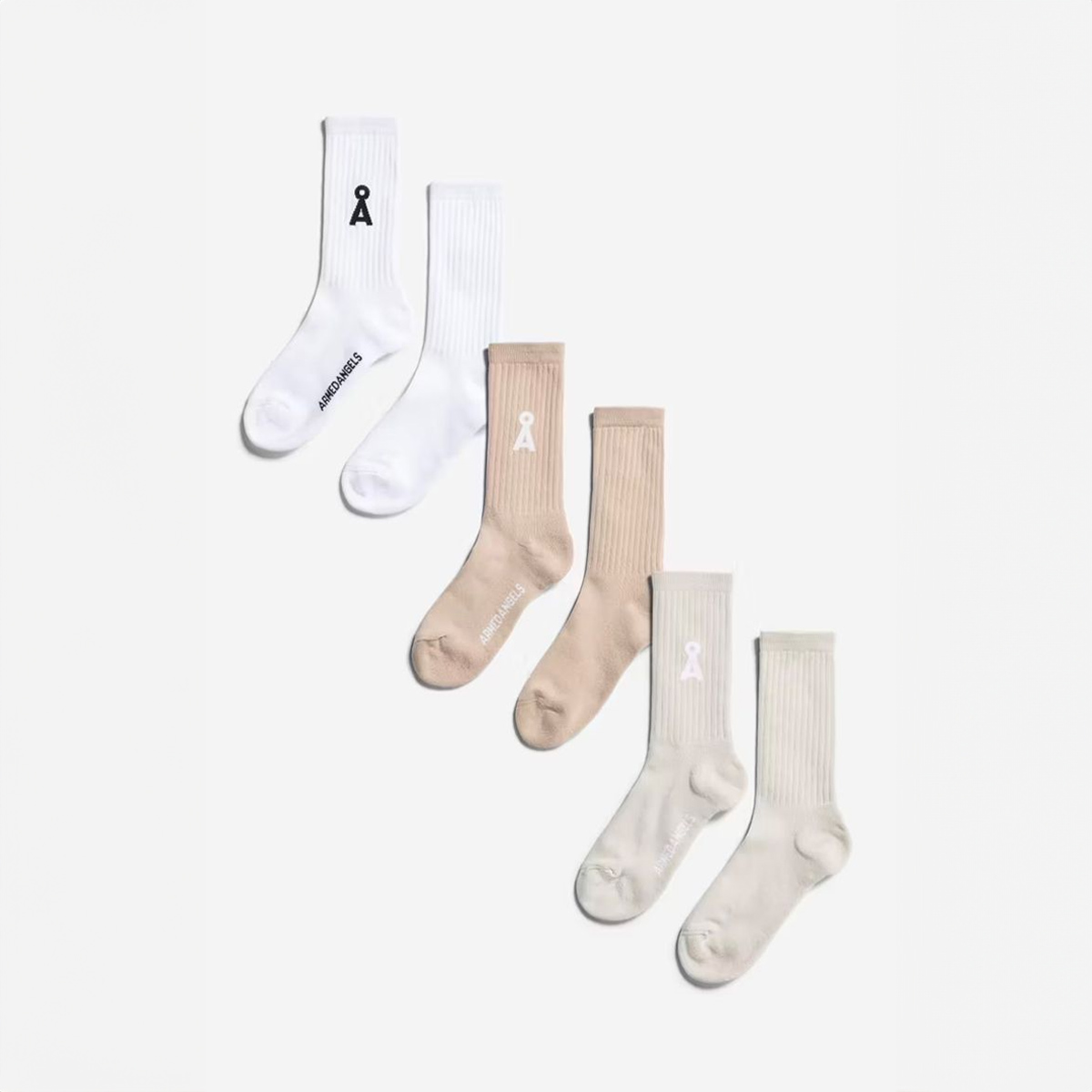 ARMEDANGELS Saamus Bold Socken Unisex Armed-Angels_SAAMUS-BOLD_Socken_sand-stone_03