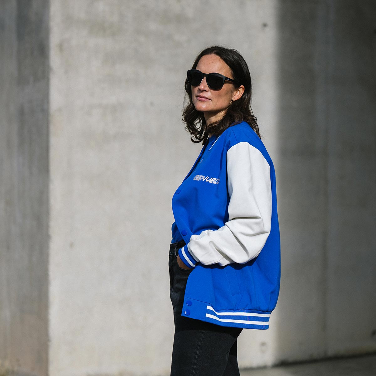 GENVELO College Jacke Unisex GENVELO_College-Jacke_blue_03