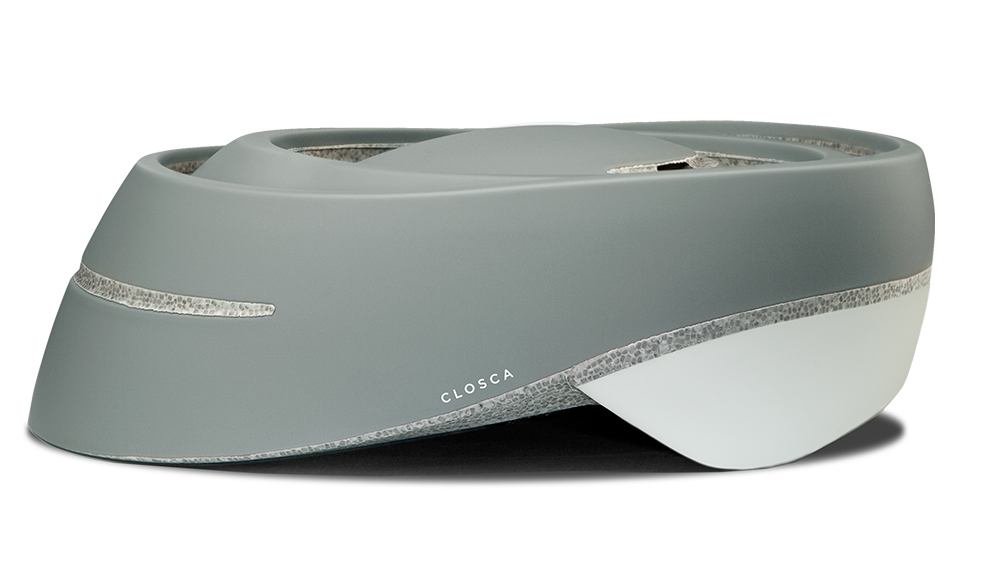 Loop Fahrrad Falthelm Helmet-Loop-fossil-white-plegado_1000x1032