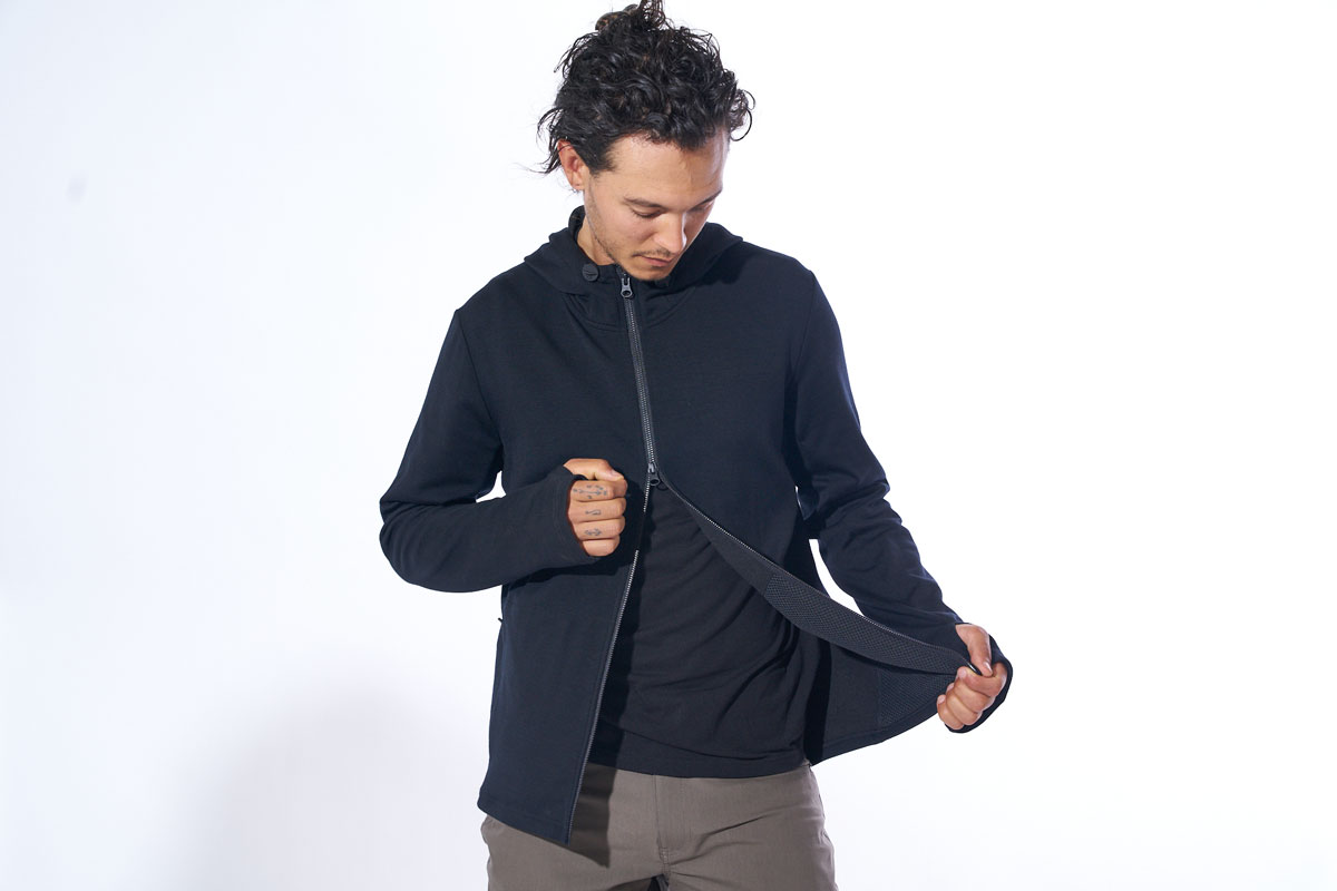 Chrome Industries Merino Cobra 3.0 Sweatjacke Herren Chrome_Industries-AP-466-OLBR_Merino_Cobra_3-0_Hoodie_Men-m3