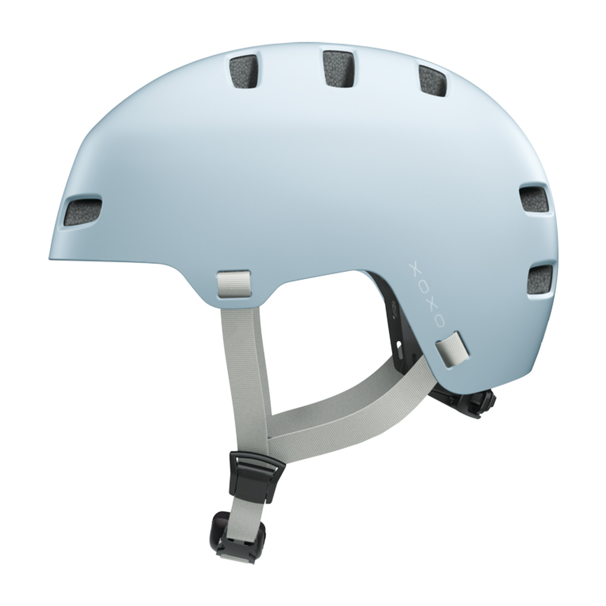ABUS XOXO Helm City Skate Helm aquatic blue ABUS XOXO Helm City Skate Helm aquatic blue Seitansicht