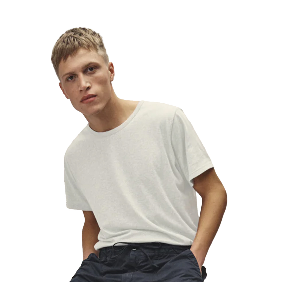 WOTE T-Shirt Herren WO_M2101-0200_WOTE_T-Shirt-aus-Organic-Cotton-Men_white_01