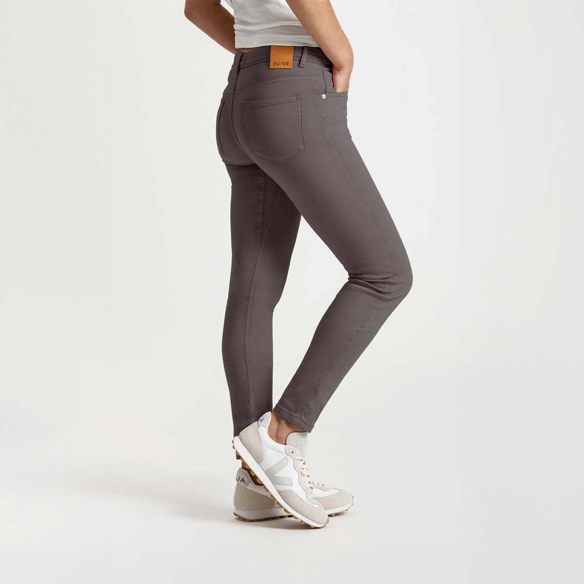 DUER No Sweat Skinny Jeans Damen Bekleidung, Hosen, Schuhwerk, Schuh, Jeans