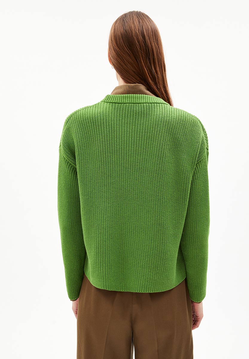 ARMEDANGELS Nuriaas Strickpullover Damen Armedangels_NURIAAS_ivy-green_Pullover_05