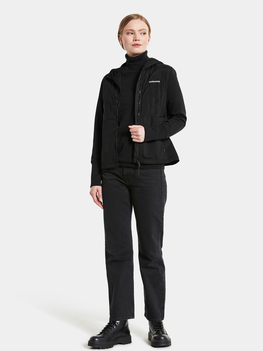 Didriksons VALDA Jacket 2 Fleecejacke Damen Didriksons_valda_womens_fullzip_2_504294_060_front5_m222