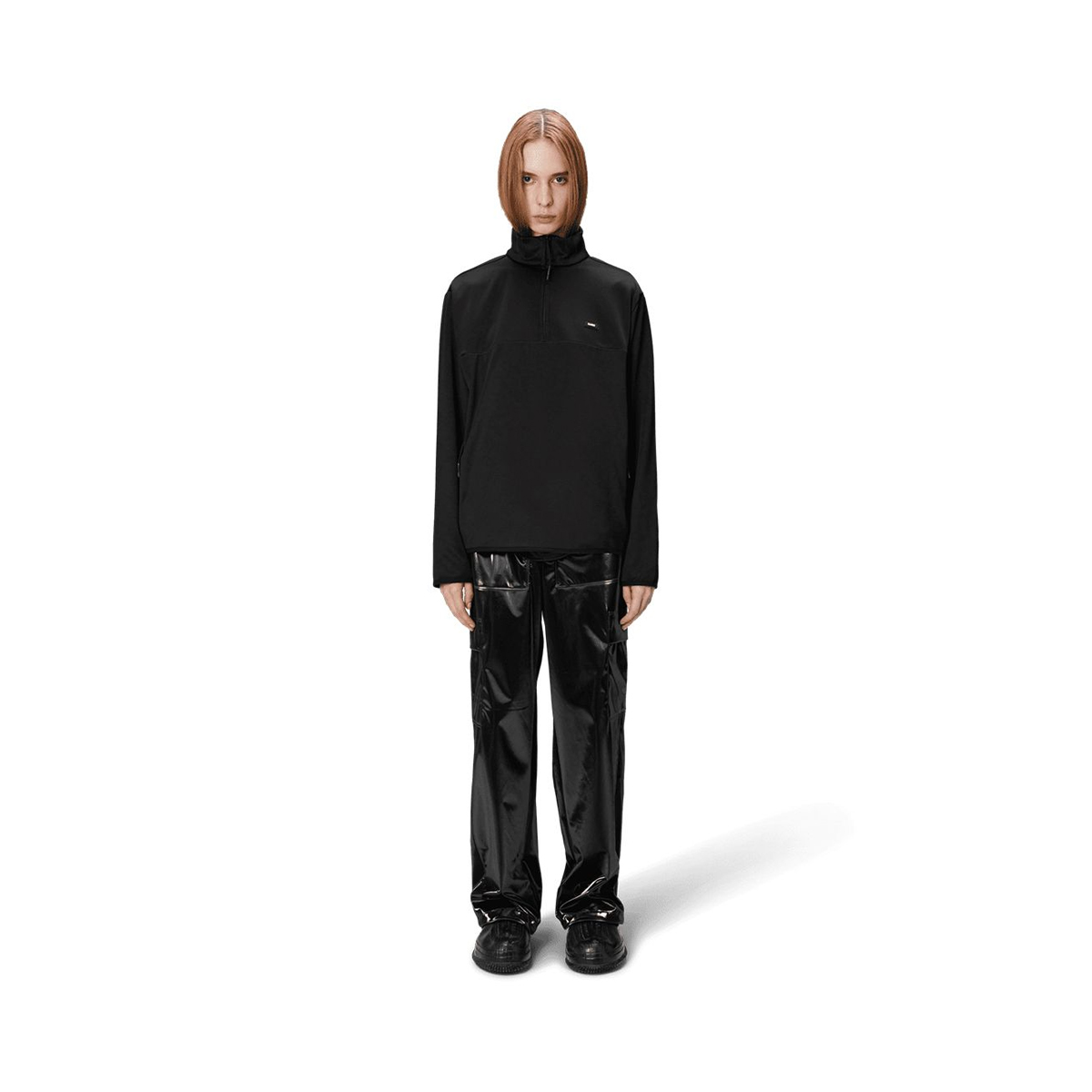 RAINS Sintra Fleece Half Zip Pullover Unisex Rains_Sintra-Fleece-Half-Zip_black_05