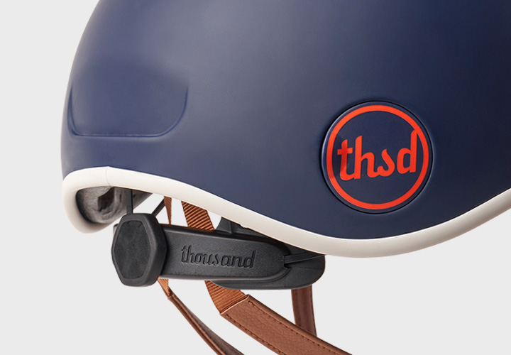 Thousand Heritage 2.0 Fahrradhelm thousand-helmet-heritage2-0-thousand-navy-details-fit-system, Helme, Bekleidung, Schutzhelm, Sturzhelm