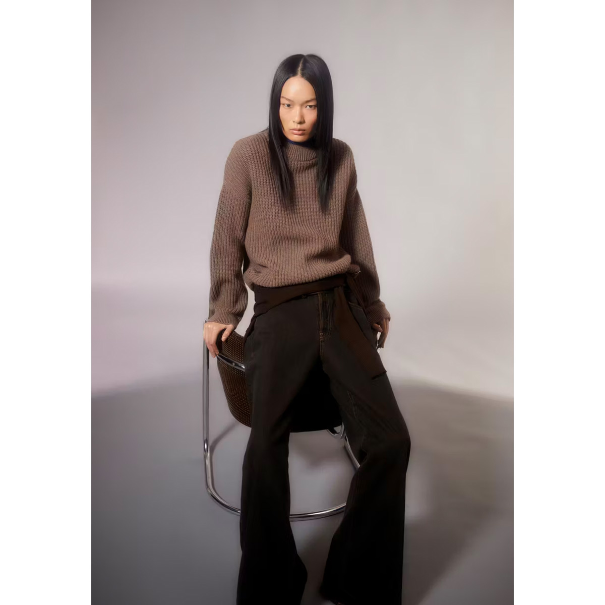 ARMEDANGELS Miyaar Solid Strickpullover Damen ArmedAngels_Miyaar-Solid-Pullover_Women_Cinnamon-dust-melange_06