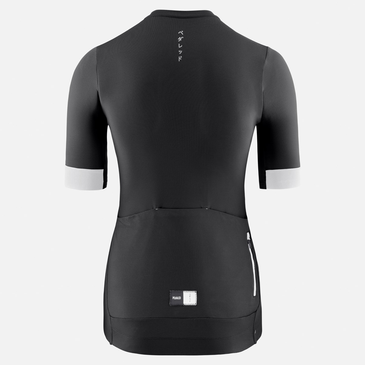 PEdALED Essential Radtrikot Damen Pedaled-W3SJSES-Women_ESSENTIAL_JERSEY_BLACK_back