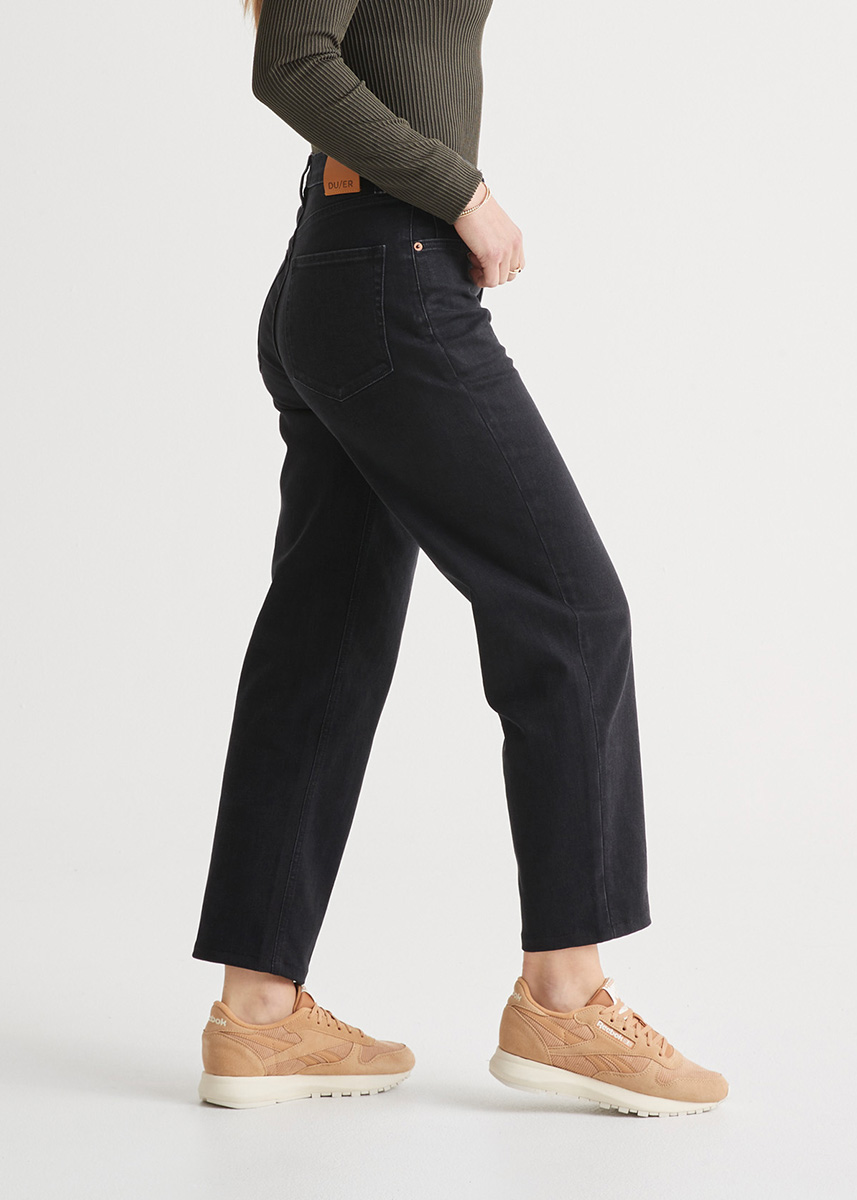 DUER Arc Performance High Waist Jeans Damen DUER_Performance-Denim-High-Rise-Arc-_Aged-black_Women_04