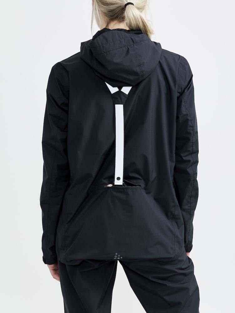 Core Bike Ride Hydro Lumen Fahrrad Jacket Women 1911428-999000_CORE-Bike-Ride-Hydro-Lumen-Jacket-W_Closeup2_craft