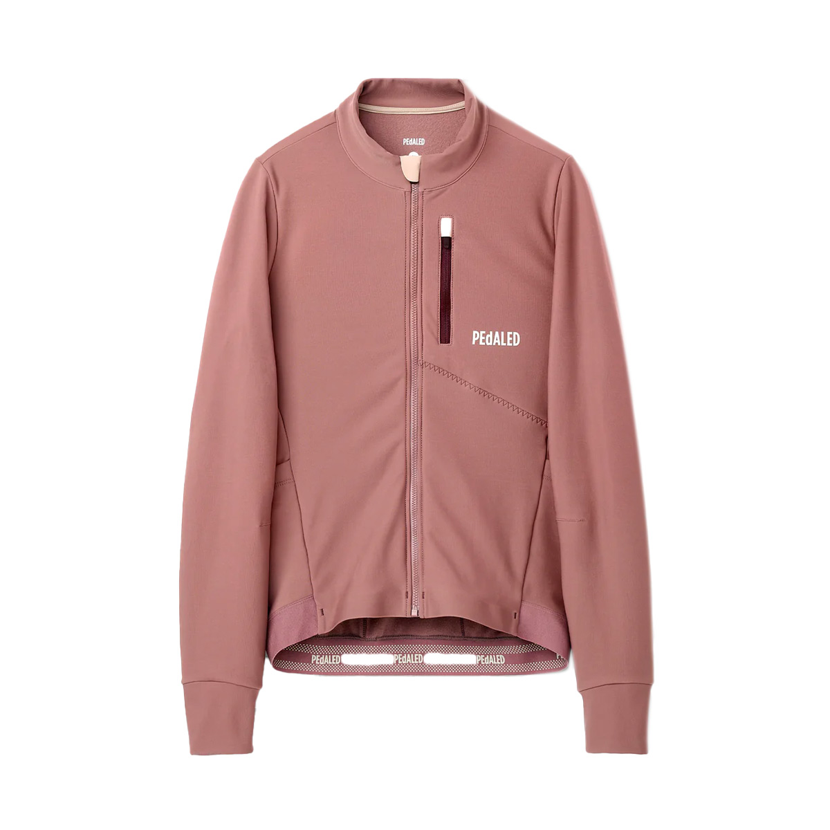 PEdALED Odyssey Langarm Radtrikot Damen Pedaled_Odyssey-Long-Sleeve-Jersey_Women_Dark-Rose_01