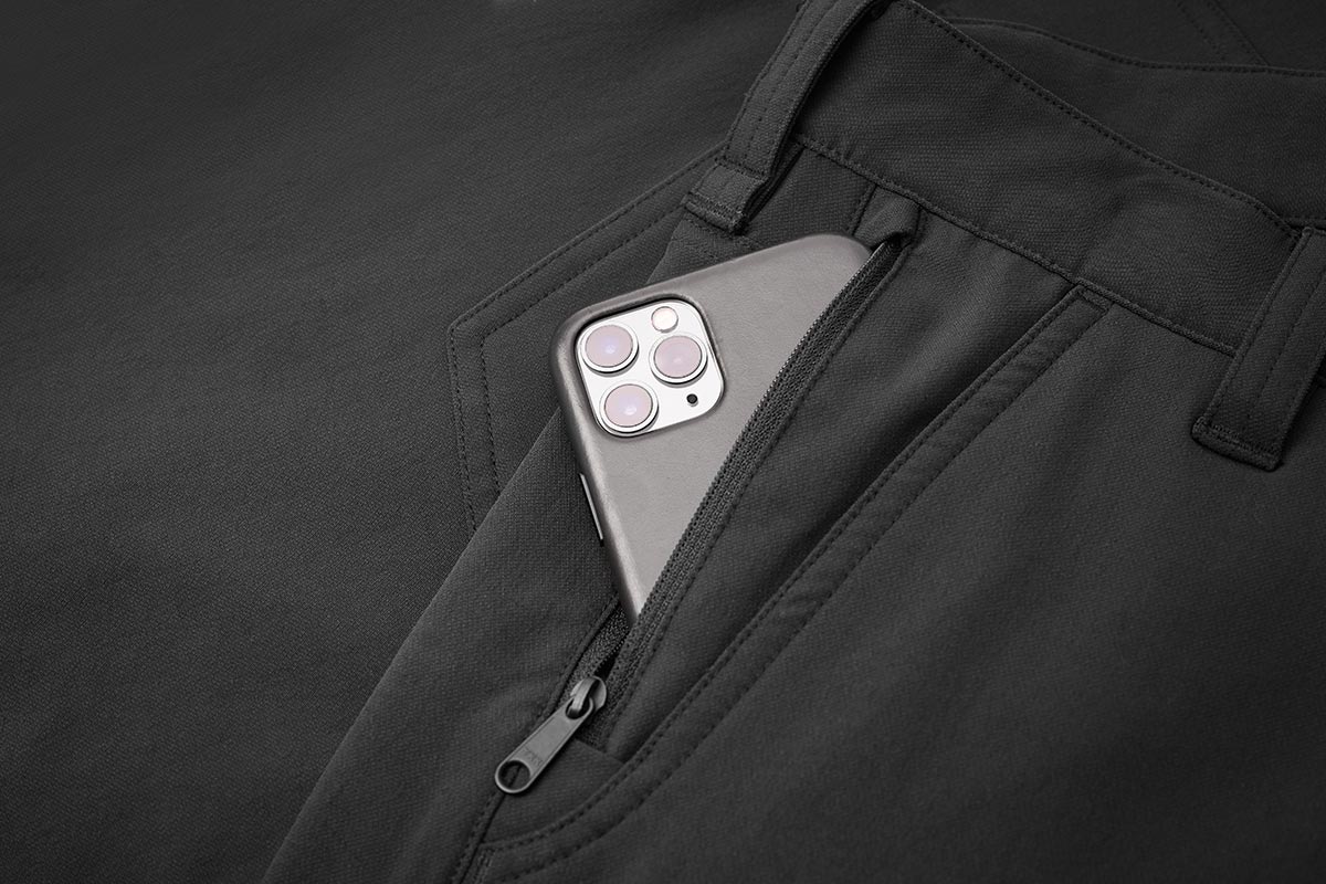 Chrome Industries Brannan Sweat Hose Herren Chrome-Industries-Brannan-Pant-Men-AP-387-bk-03, Bekleidung, Mantel