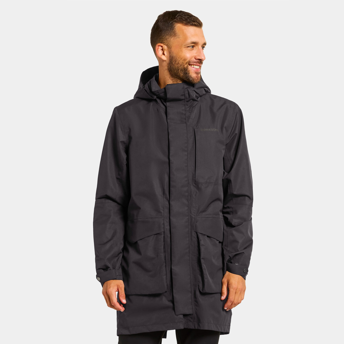 Didriksons ANDREAS Parka Regenjacke Herren Didriksons_Andreas-USX-Parka_Men_black_02
