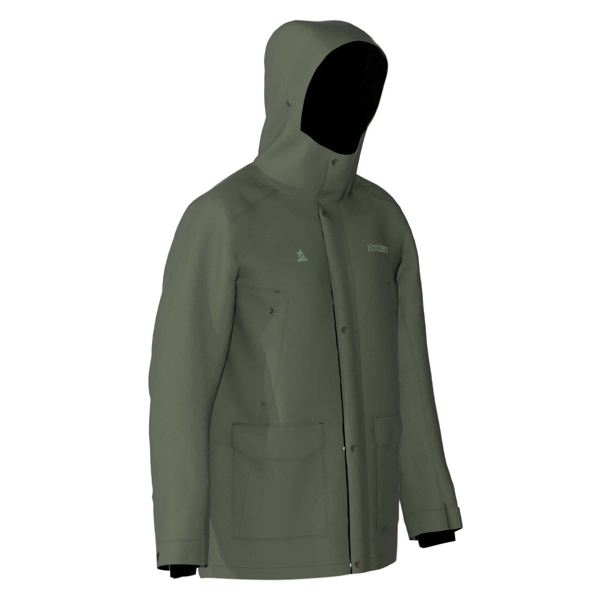 Zimtstern StormDayz Regenjacke Herren M20071_6000_right, Bekleidung, Mantel, Jacke