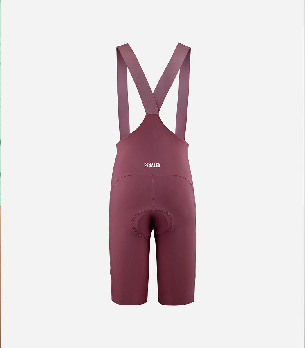 PEdALED Element Lightweight Cargo Bib Fahrradhose Herren PEdALED_ELEMENT-LTW-BIB-SHORTS-BURGUNDY_02