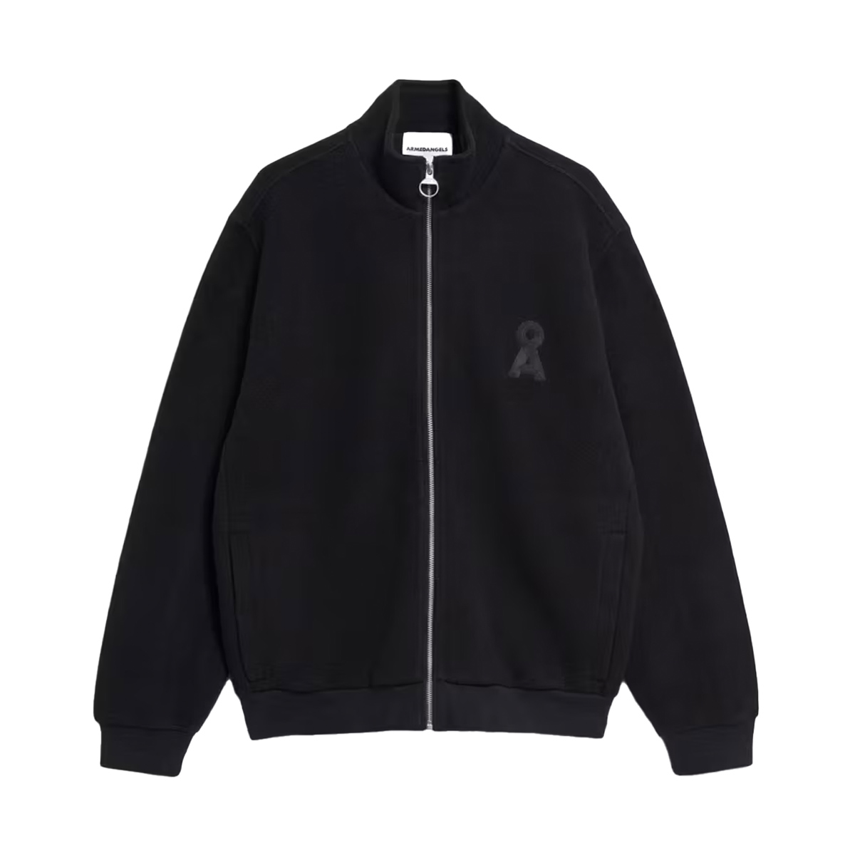 ARMEDANGELS Bresaa Felpa Fleecejacke Herren ArmedAngels_BRESAA-FELPA-Sweat-Jacke-Men_black_01