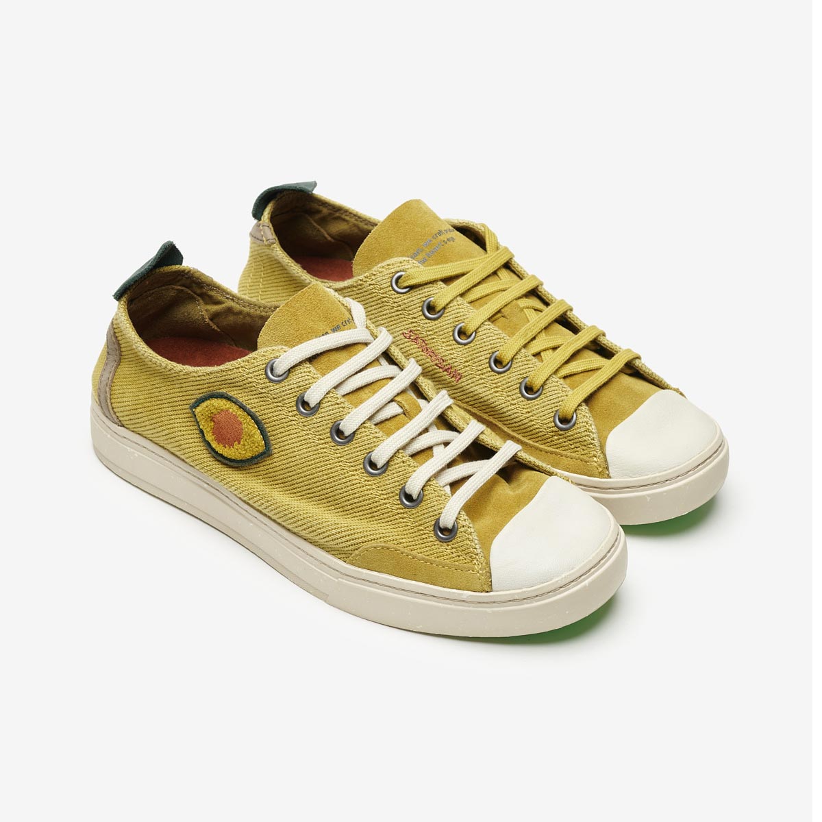 Satorisan Koto Cotton Vintage Sneaker Unisex Koto-Cotton-Vintage-Psychadelic-Khaki-Satorisan-02