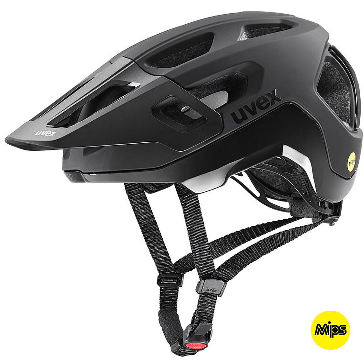 uvex react MIPS Fahrradhelm UVEX_Helm_react-MIPS_black-matt_01