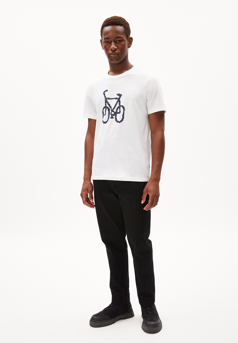 ARMEDANGELS JAAMES Fun Bike T-Shirt Herren AA_30005758-188JAAMES-FUN-BIKE_white_05