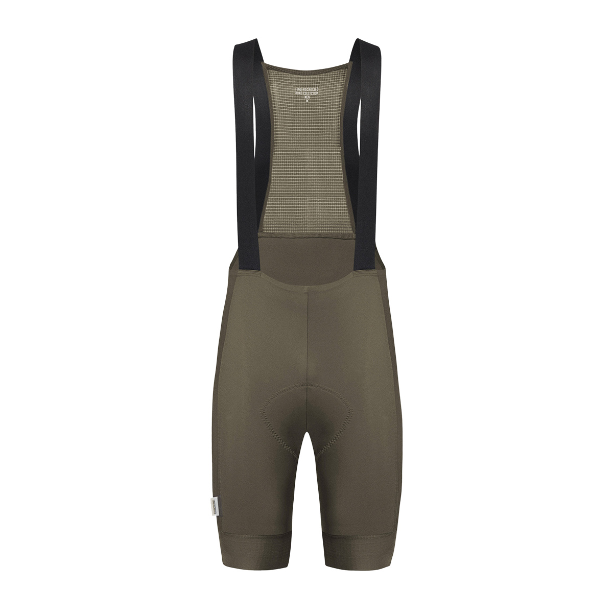 FINGERSCROSSED #ROAD BIB MEN Fahrradhose Rennradhose Männer Radsport olive FINGERSCROSSED #ROAD BIB MEN Fahrradhose Rennradhose Männer Radsport olive Freisteller vorne