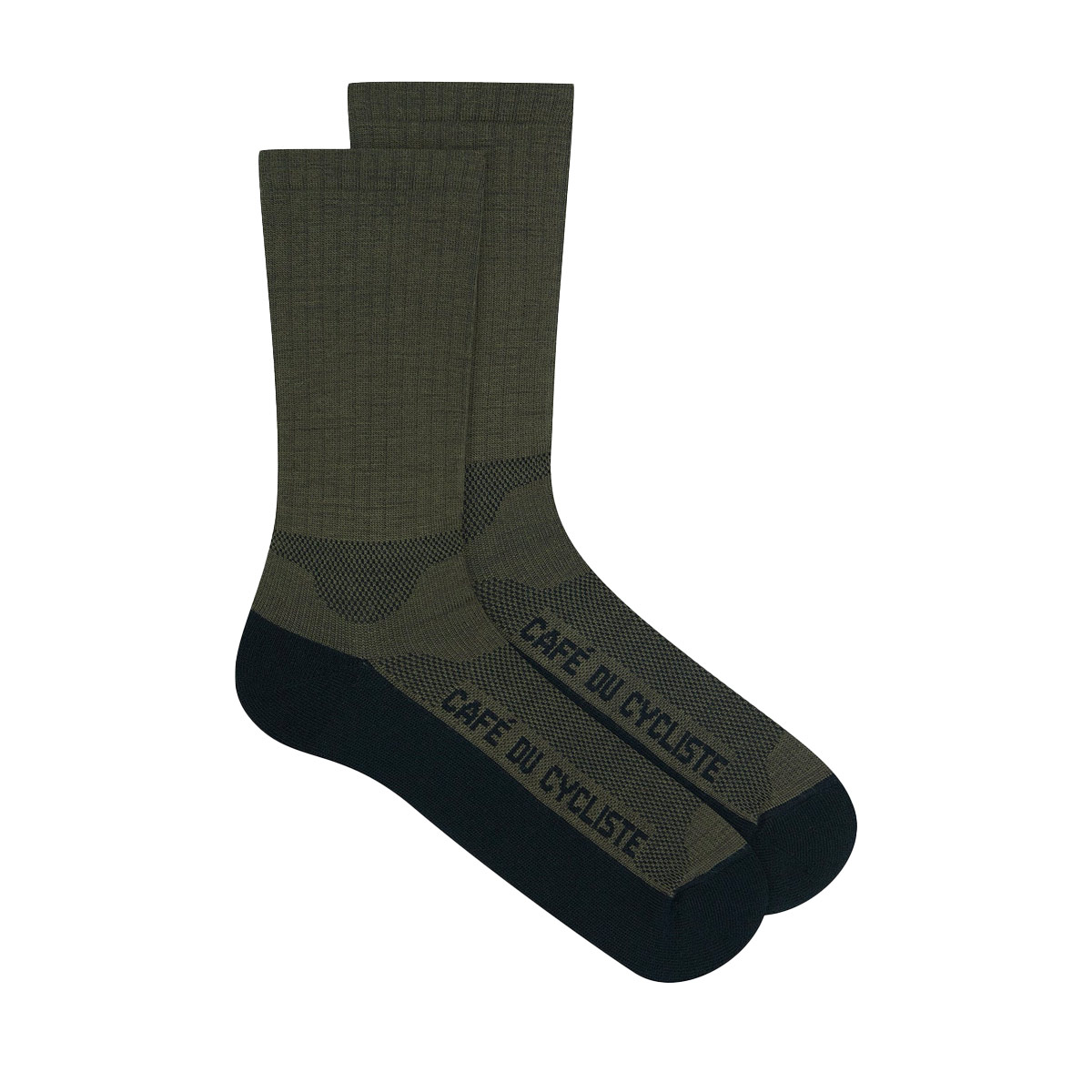 Café du Cycliste Primaloft Radsocken Unisex Cafe-du-Cycliste_Primaloft-Socks_khaki_03