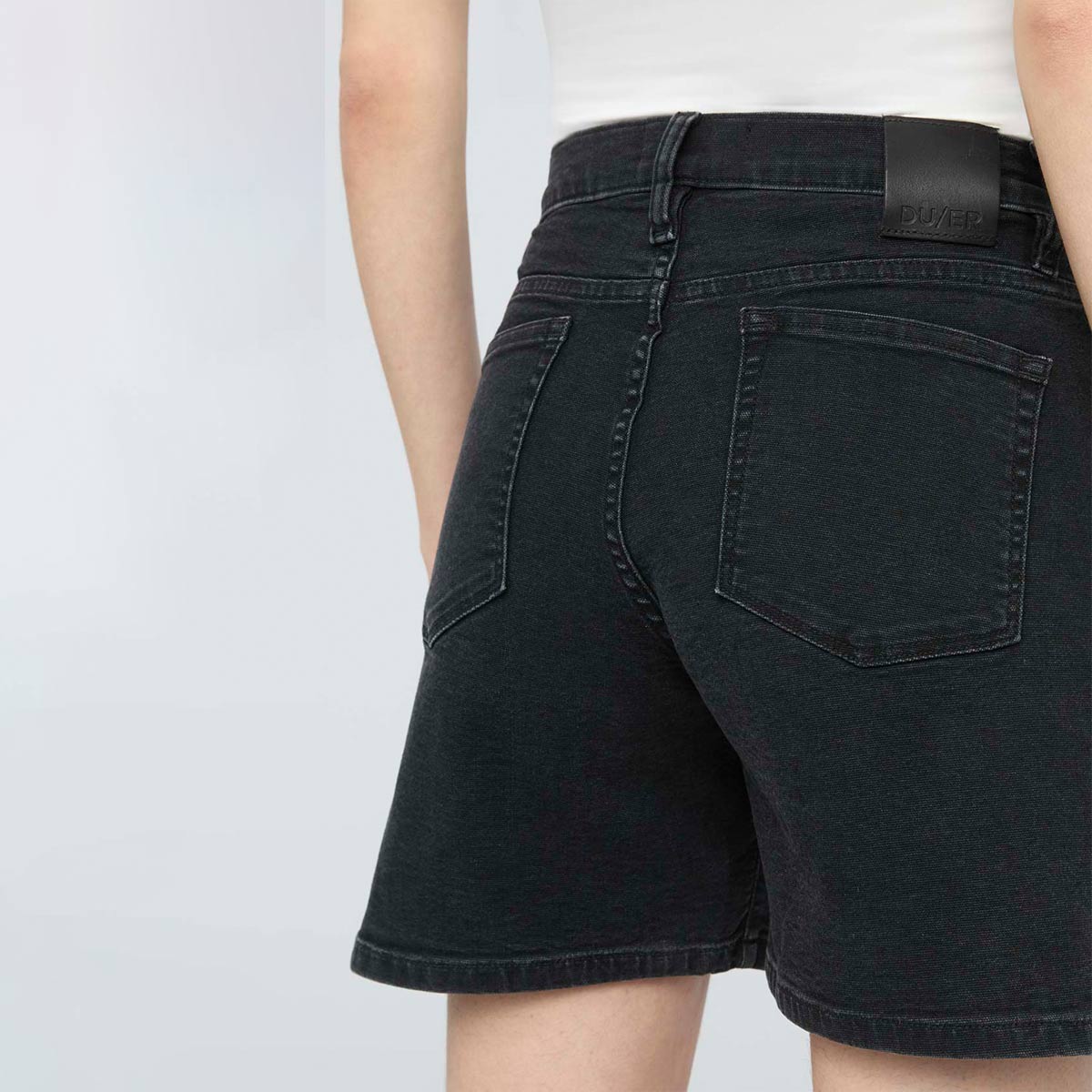 DUER Stretch Canvas High Waist Relaxed Jeans Shorts Damen DUER Stretch Canvas High Waist Relaxed Jeans Shorts Damen