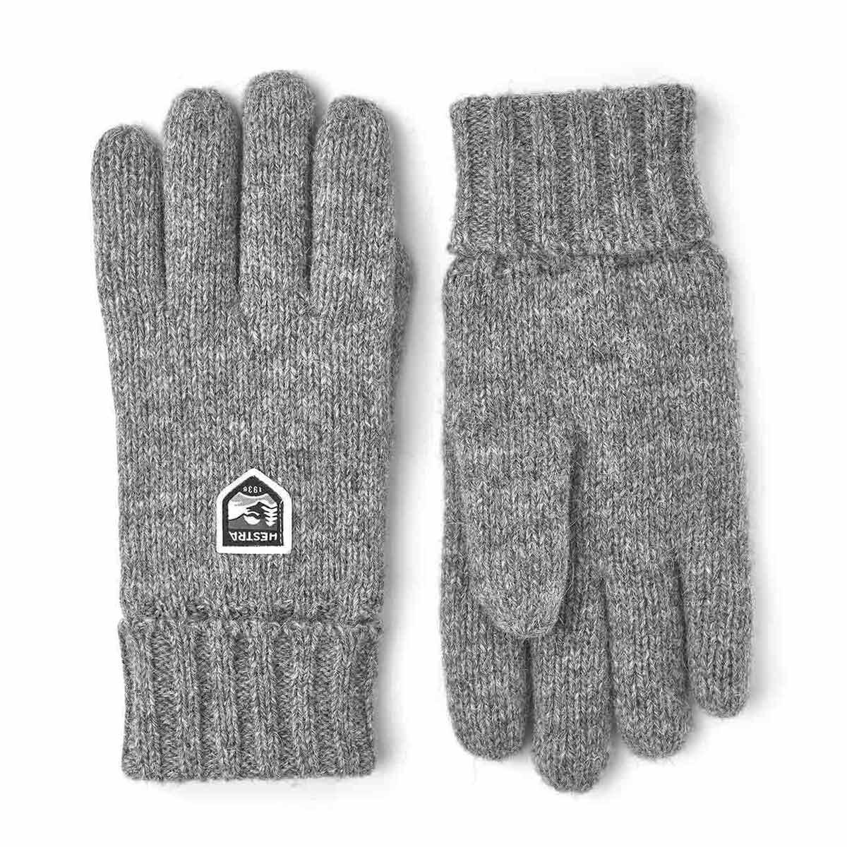 Hestra Basic Wool Handschuhe Unisex Hestra-Basic_Wool_Glove-grey-1, Bekleidung, Handschuh, Strickwaren, Strumpfwaren, Socke