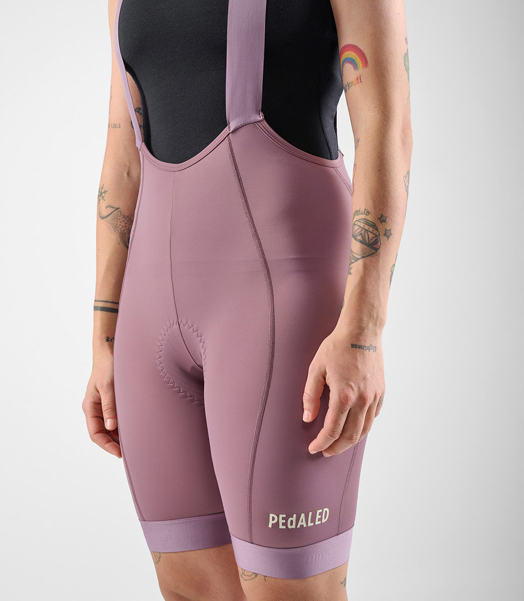 PEdALED Element Bib Fahrradhose Damen PEdALE_W_ELEMENT_BIB-SHORTS_LILAC_09