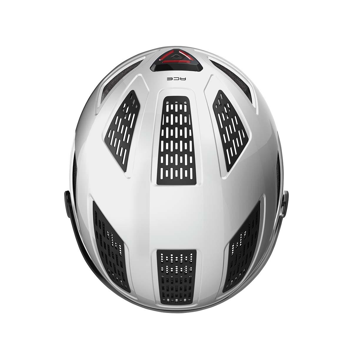 ABUS Hyban 2.0 ACE Fahrradhelm 86997_Hyban_2_0_ACE_polar_white_top_abus_1920, Helme, Fußball, Sport, Schutzhelm