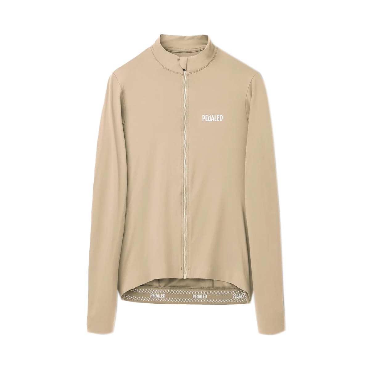 PEdALED Element Langarm Radtrikot Damen Pedaled_Element-Jersey-Women_Beige_01, Langarm, Ärmel, Mantel, Jacke, Fleece