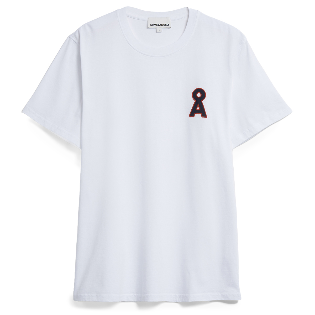 ARMEDANGELS Aadoni A Signature T-Shirt Herren Armedangels_AADONI-A-SIGNATURE_T-Shirt_Men_white_01