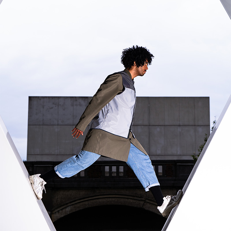 Gofluo Orion reflektierende Warnweste für Sport und Lifestyle