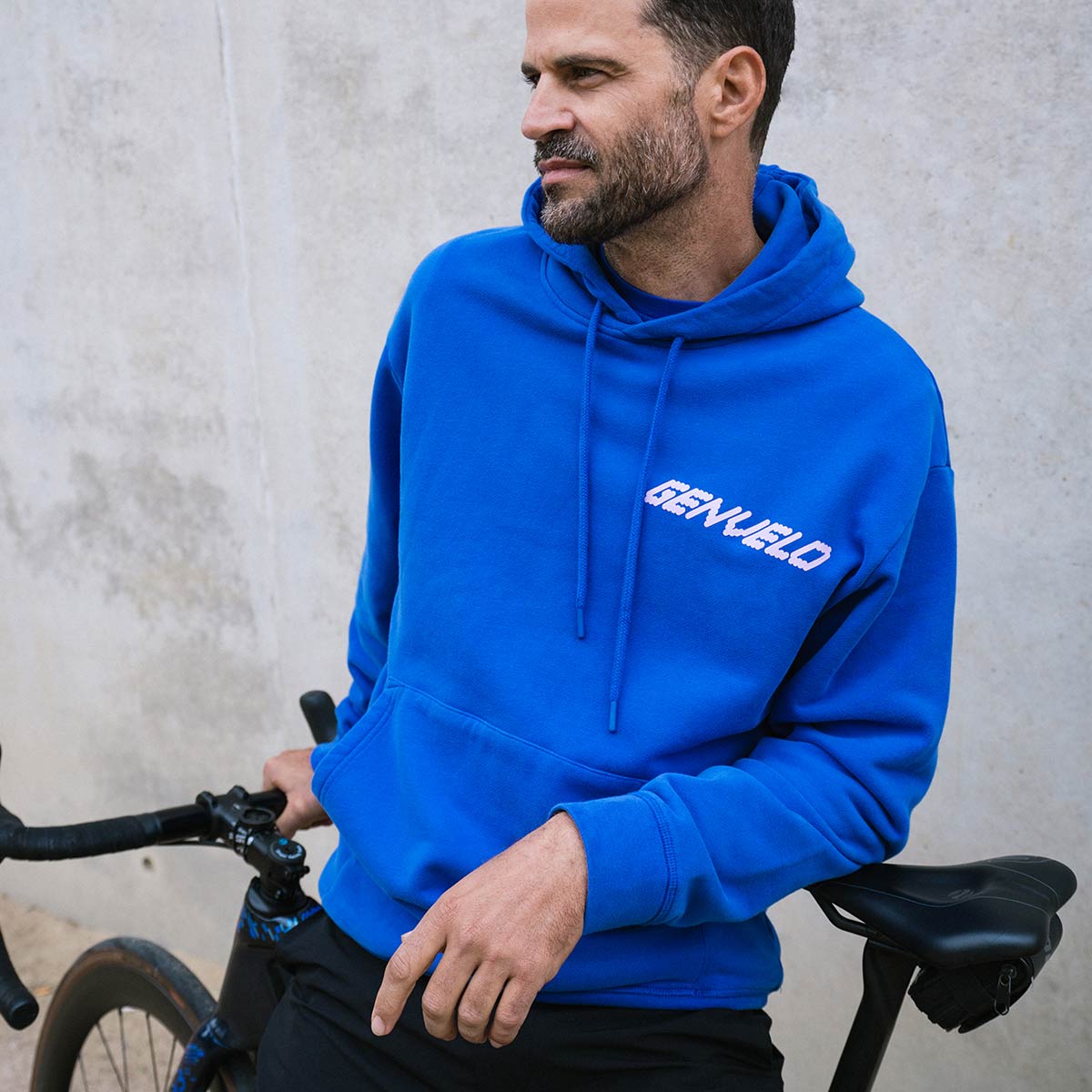 GENVELO Logo Hoodie Unisex GENVELO_Hoodie_blue_04