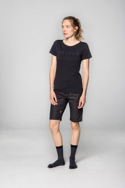 Triple2 TUUR Een Leaves Logo T-Shirt Damen