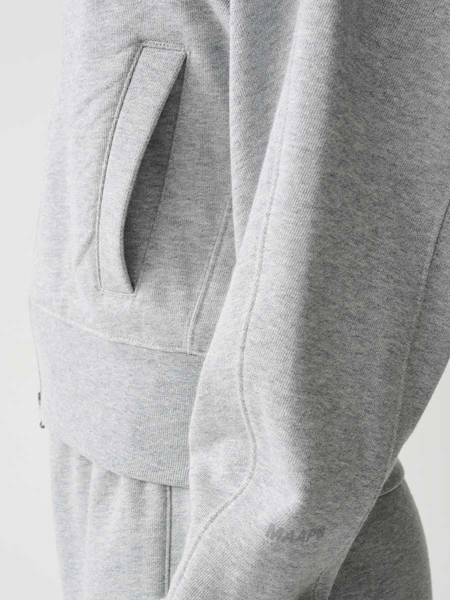 MAAP Essentials Zip Crew Sweatjacke Damen  Maap_MPWTO241224_GYML-Essentials-Zip-Crew_Grey-Marle_Aero_05