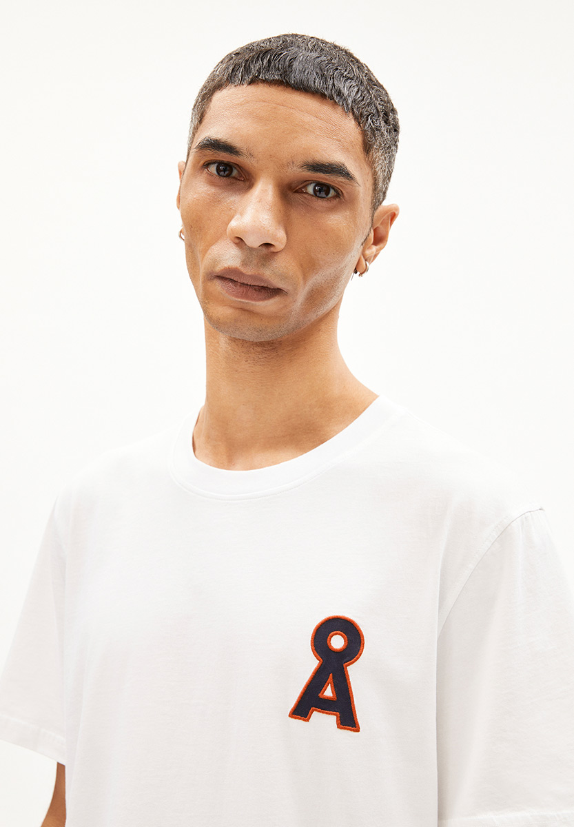 ARMEDANGELS Aadoni A Signature T-Shirt Herren Armedangels_AADONI-A-SIGNATURE_T-Shirt_Men_white_03