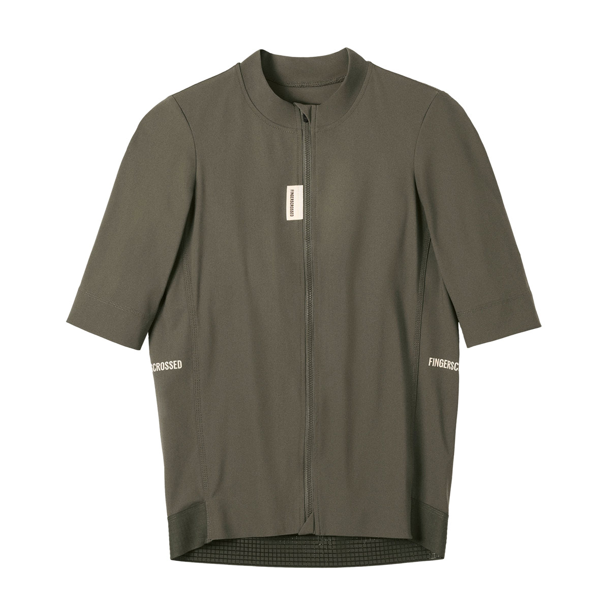 FINGERSCROSSED ROAD JERSEY MEN Fahrradtrikot Trikot Rennrad Männer kurzarm shortsleeve olive FINGERSCROSSED ROAD JERSEY MEN Fahrradtrikot Trikot Rennrad Männer kurzarm shortsleeve olive Freisteller vorne