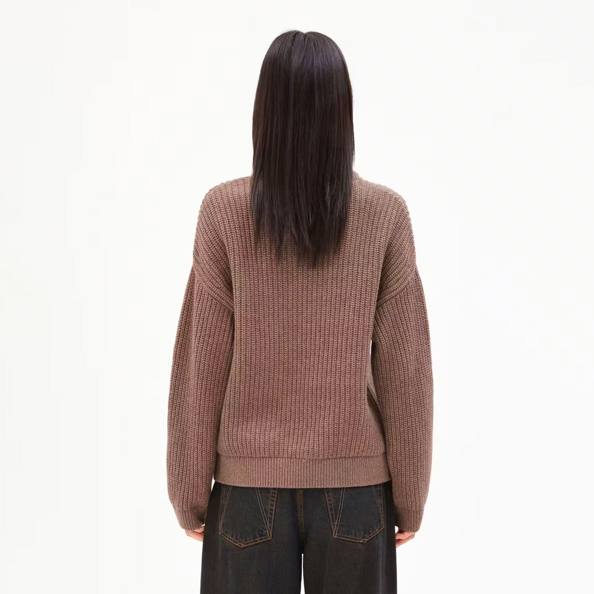 ARMEDANGELS Miyaar Solid Strickpullover Damen ArmedAngels_Miyaar-Solid-Pullover_Women_Cinnamon-dust-melange_04
