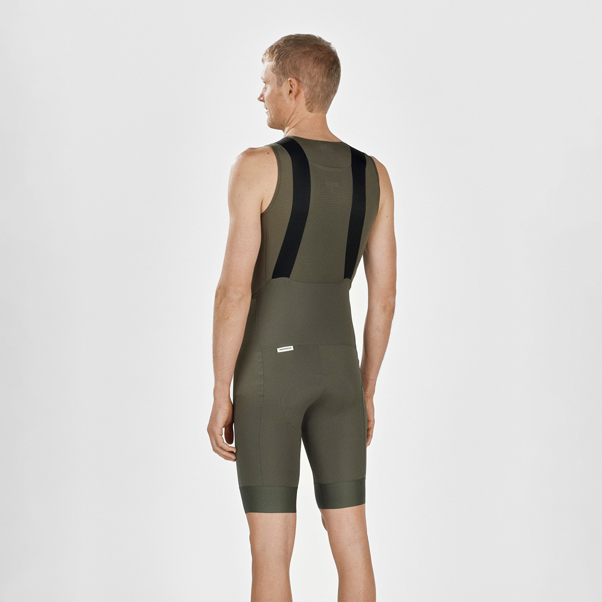 Fingerscrossed Road Baselayer Men Olive Herren Radsport Fingerscrossed Road Baselayer Men Olive Herren Radsport Model hinten